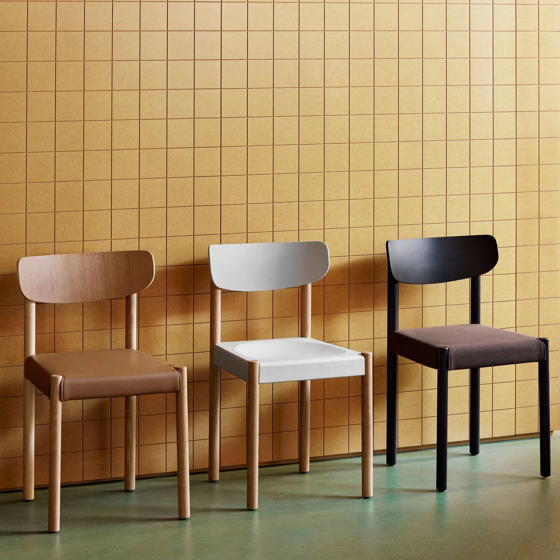 Pack Chair 11 stol, Oljad ek-ash blue-Steelcut 140 HAY