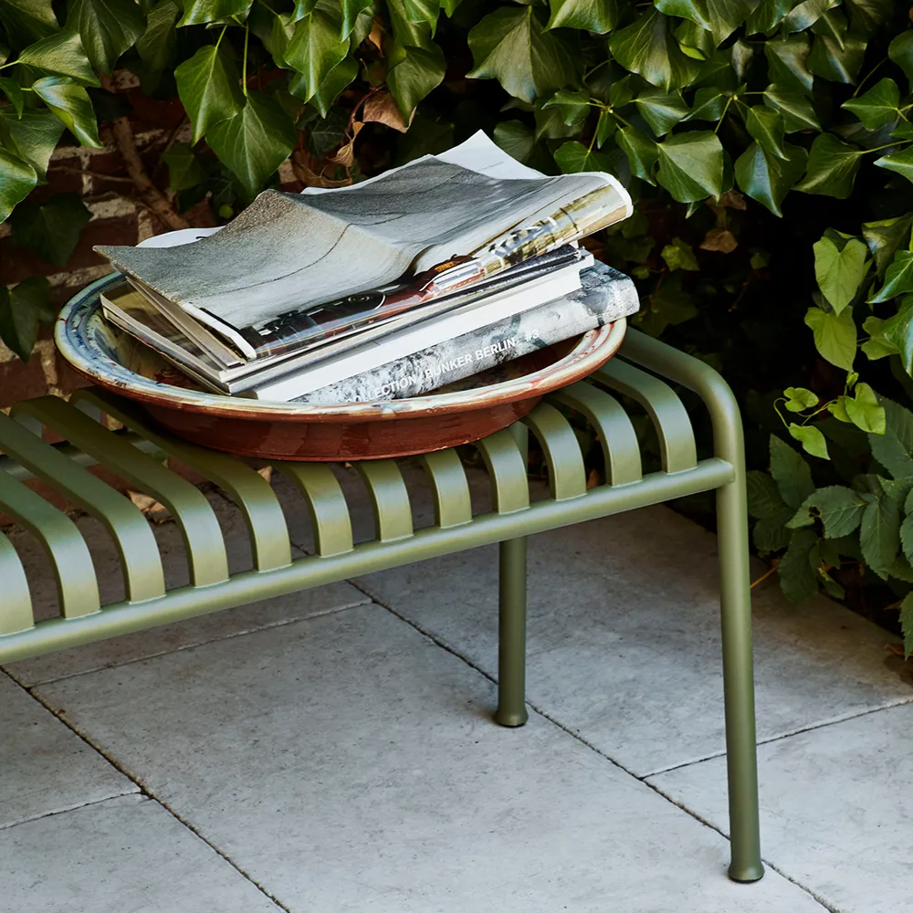Palissade bänk 120x42 cm, Olive HAY