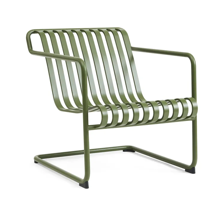 Palissade Cantilever Low loungefåtölj - Olive - HAY