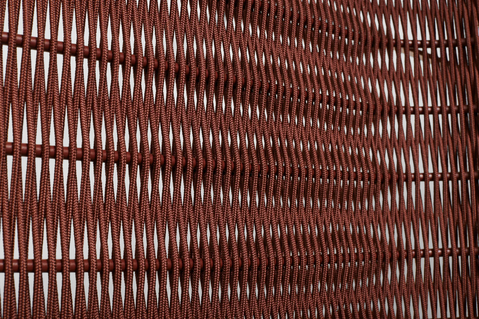 Palissade Cord Low loungefåtölj, Iron red HAY
