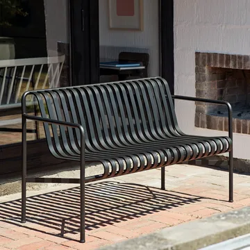Palissade Dining bänk med armstöd - Anthracite - HAY