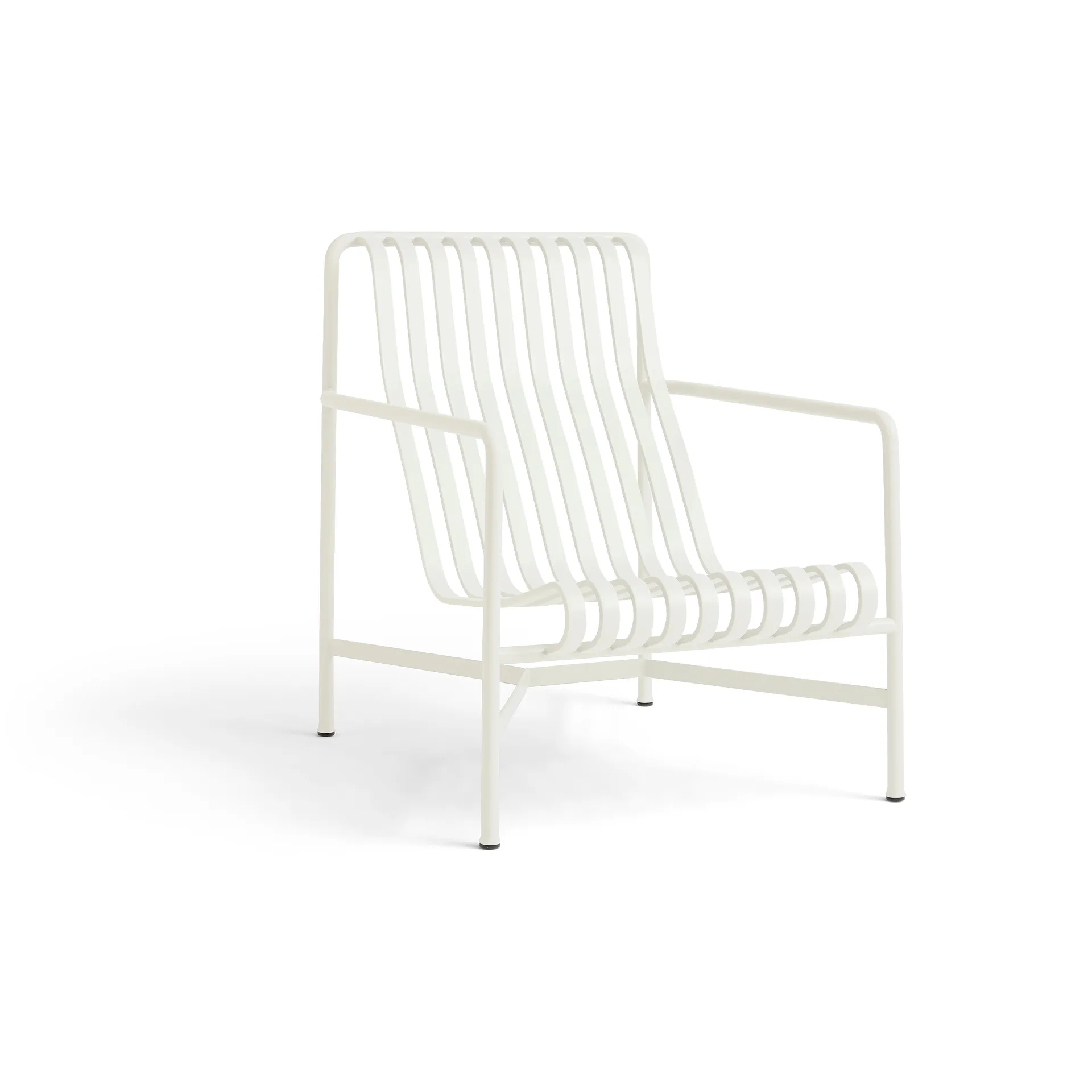 Palissade High loungefåtölj, Cream white HAY