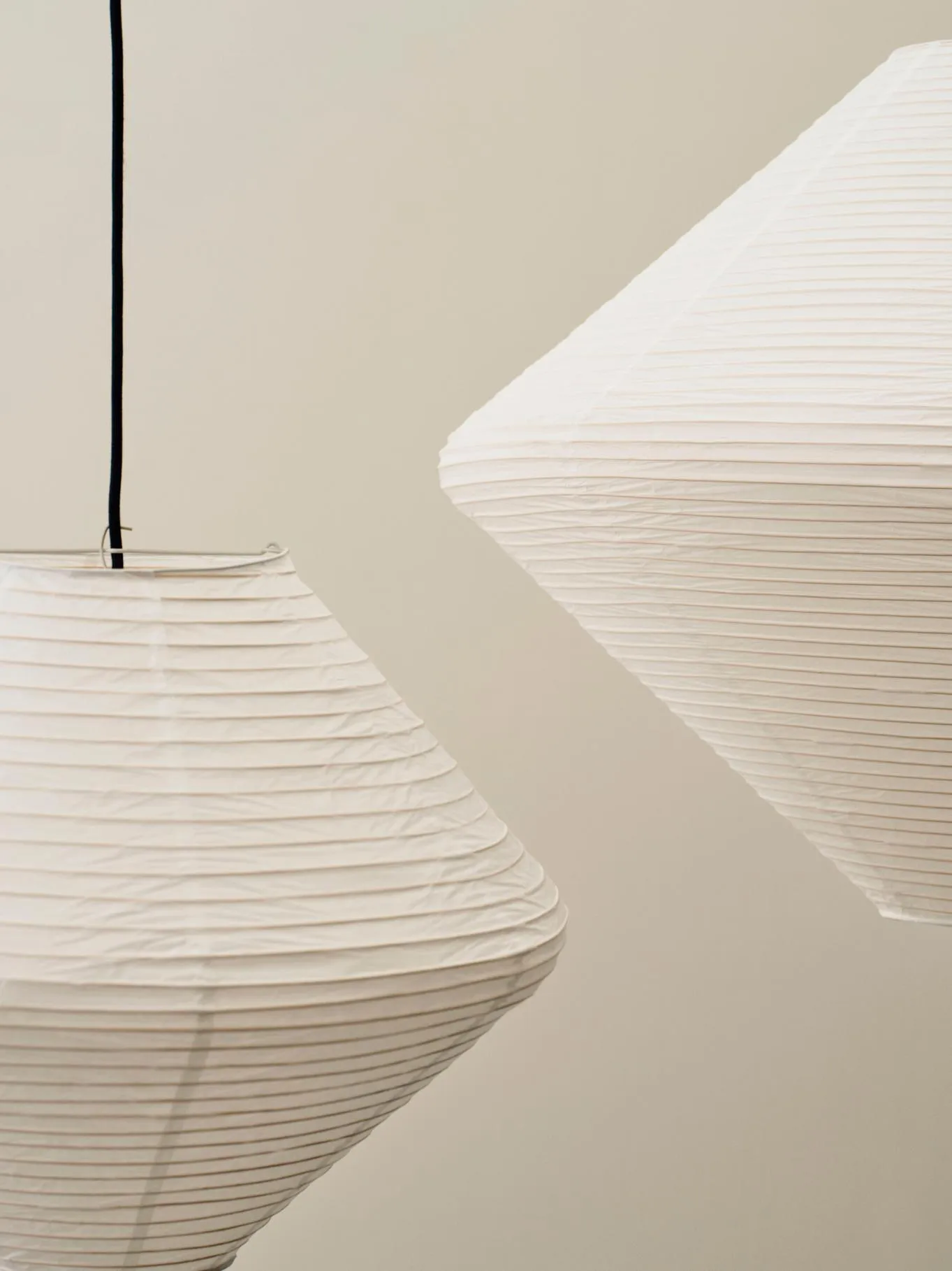 Paper Shade Diamond lampskärm, Classic white, Ø50 cm HAY