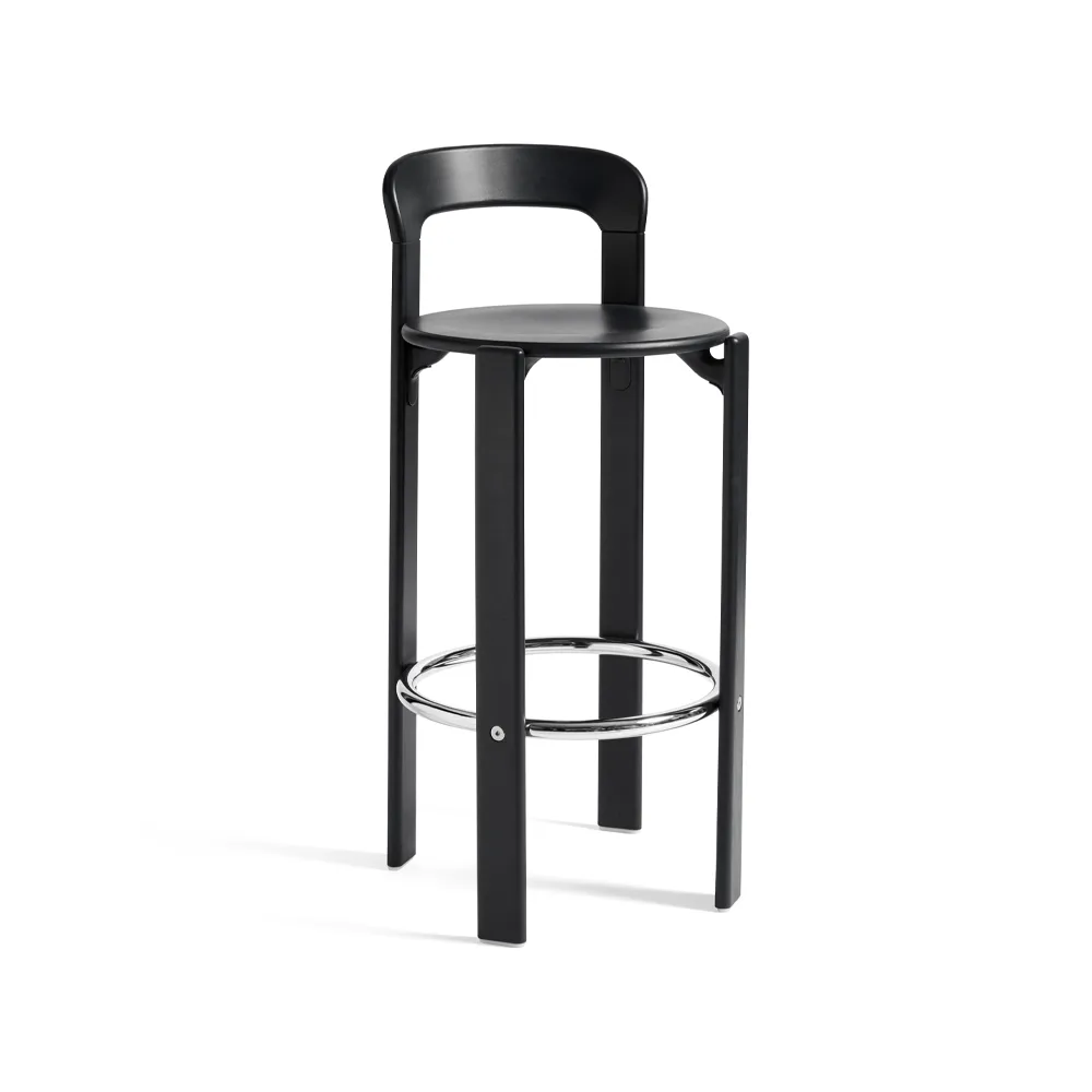 Rey barstol 75 cm, Deep black HAY
