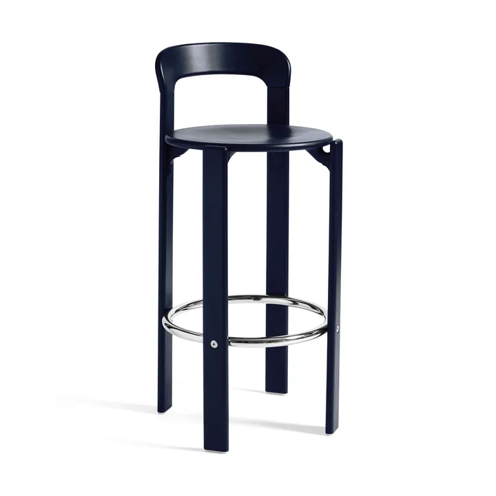 Rey barstol 75 cm - Deep blue - HAY