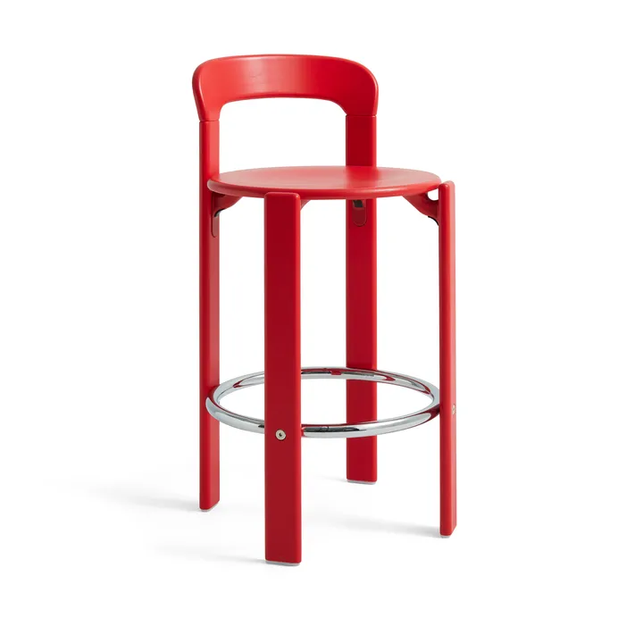 Rey Low barstol lackad 65 cm - Scarlet red - HAY