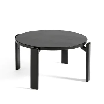 Rey soffbord Ø66,5x32 cm - deep black - HAY