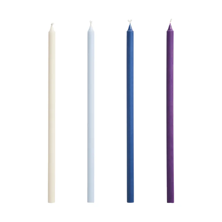 Slim ljus 4-pack - Purple-blue - HAY