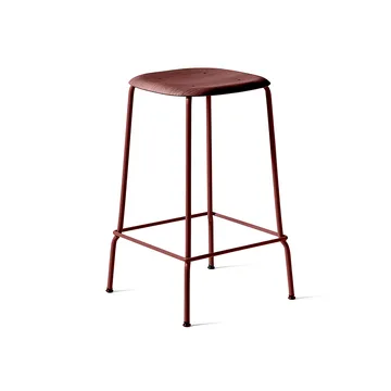 Soft Edge 30 Low barpall - Fall red, fall red stålstativ - HAY