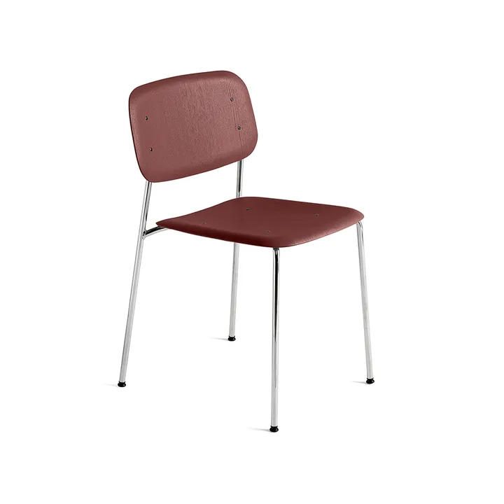 Soft Edge 40 stol - Fall red-kromstativ - HAY