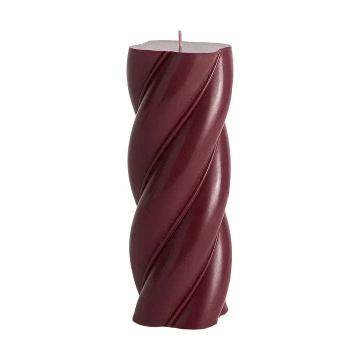 Soft Serve Candle blockljus - Bordeaux, Ø7,8x19,5 cm - HAY