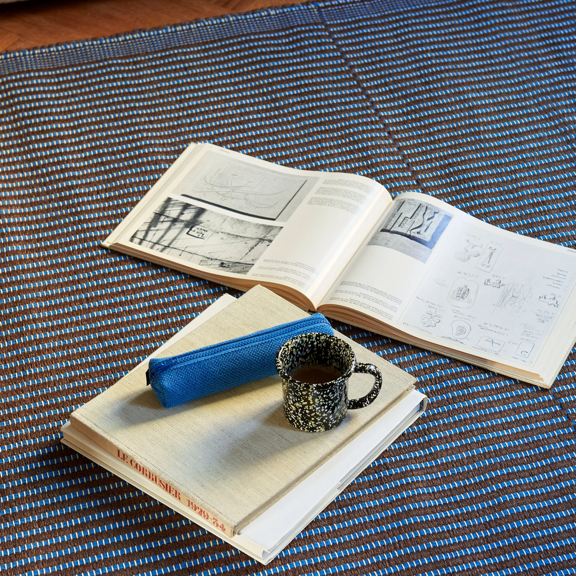 Tapis matta 80x200 cm, Chestnut-blue HAY