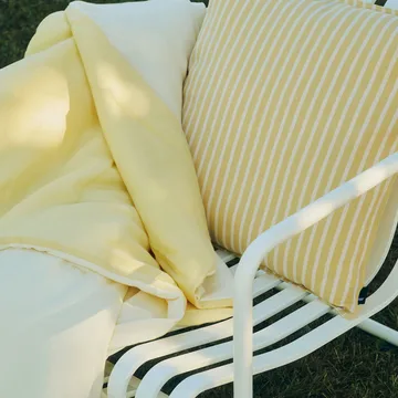 Terrazza kudde - Yellow bold stripe, 50x50 cm - HAY