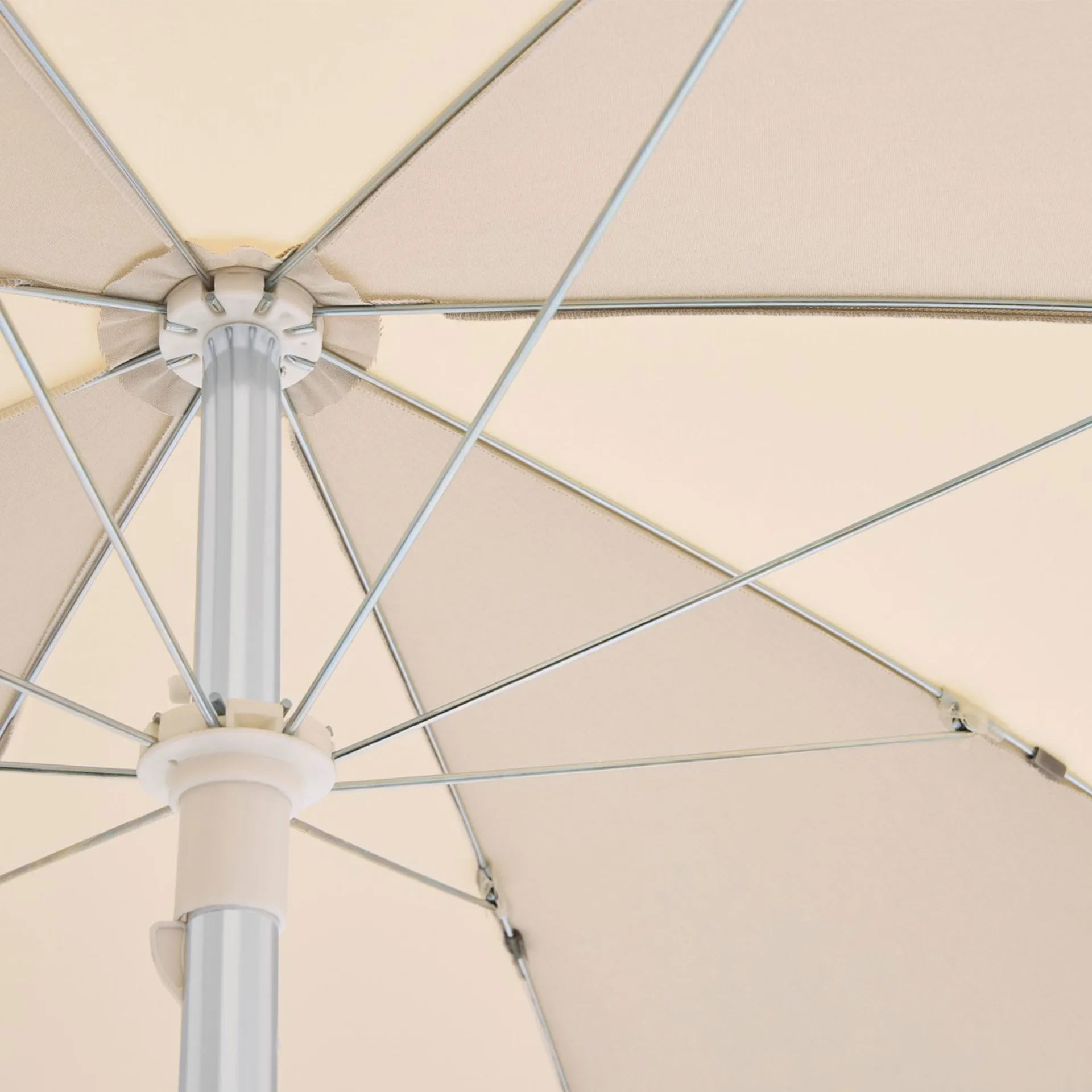 Terrazza Octagon parasoll, Off-white -grey HAY