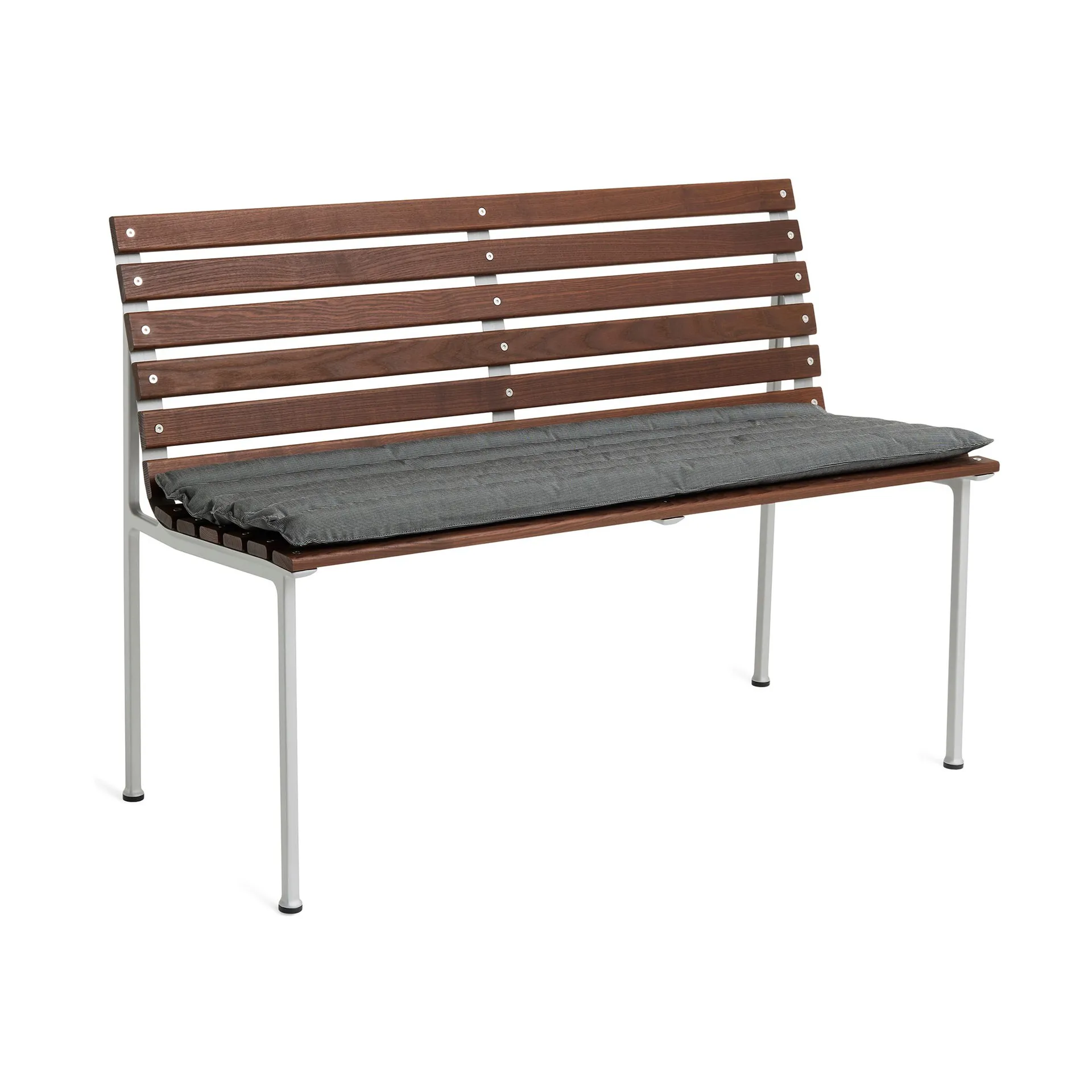 Traverse Quilted Bench 114/Dining Bench bänkdyna, Black pepper HAY