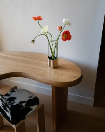 Ikebana vas 30 cm - Mässing - Hein Studio