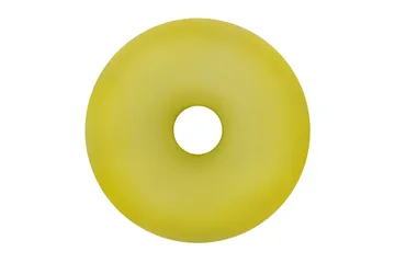 Boa puff Ø114 cm - Sulfur yellow - Hem