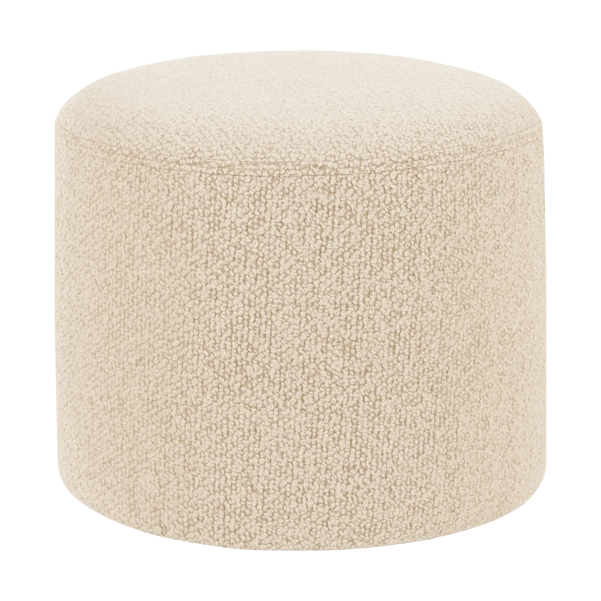 Bon puff Ø50x41 cm, Eggshell Hem