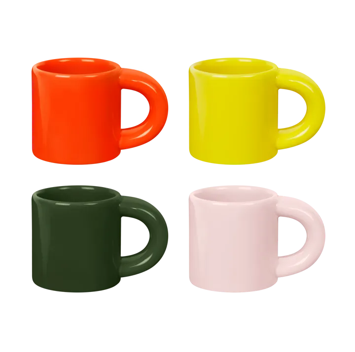 Bronto espressokopp 10 cl 4-pack - Multi - Hem