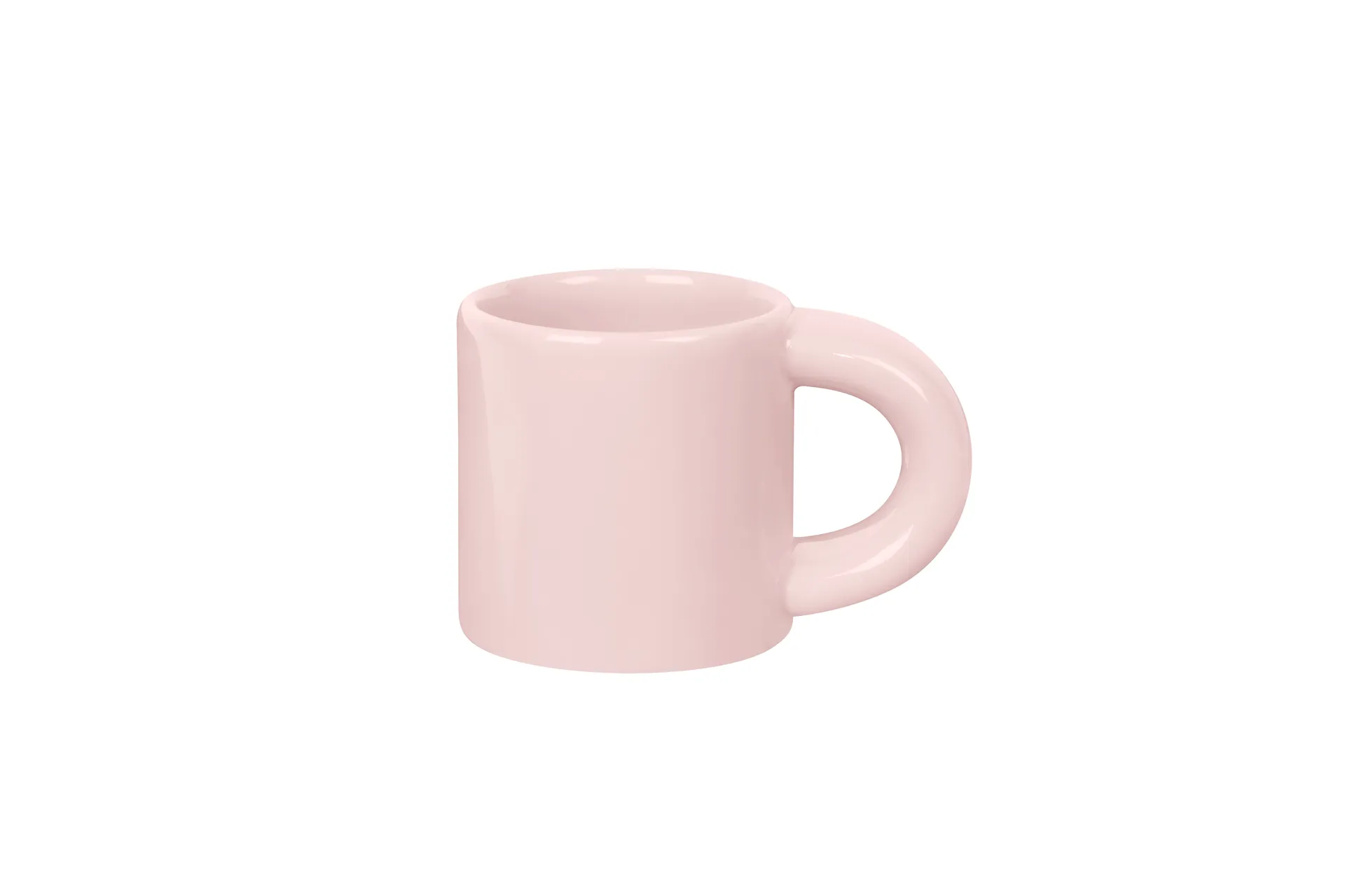 Bronto espressokopp 10 cl 4-pack, Pink Hem
