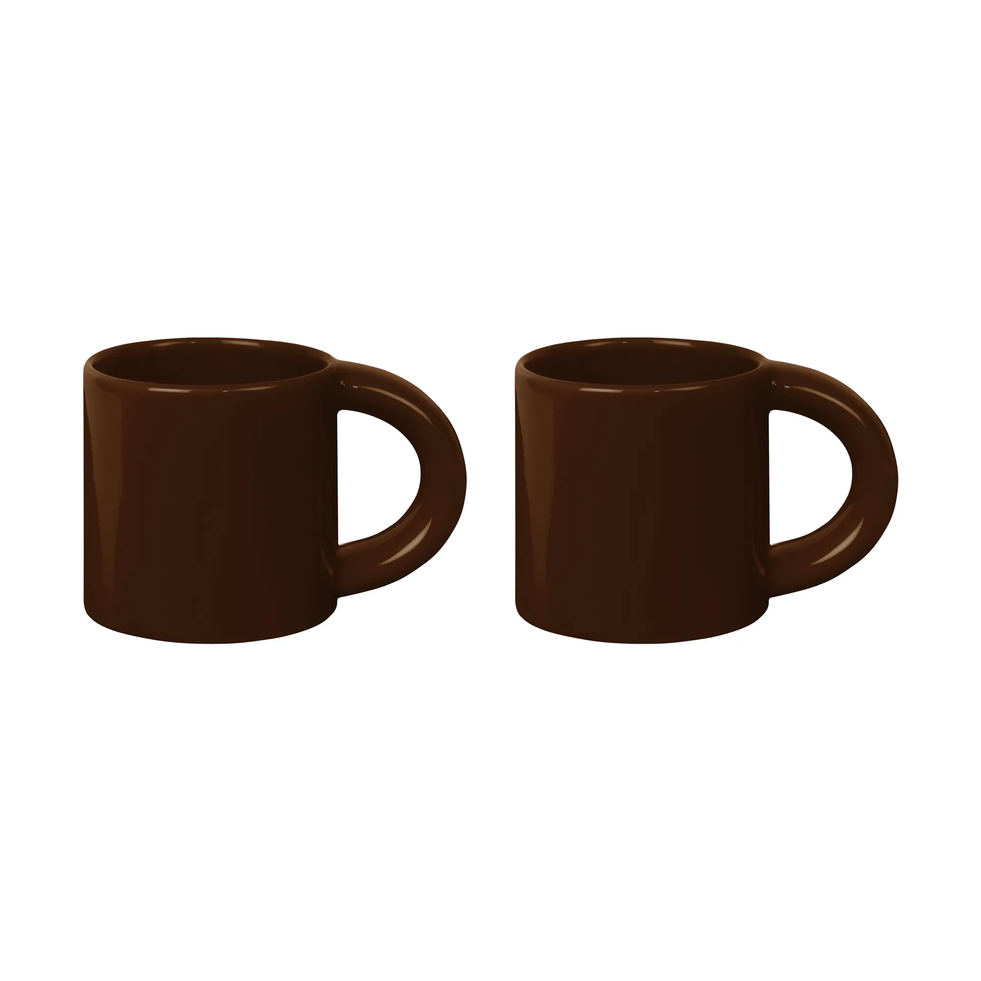 Bronto mugg 30 cl 2-pack, Brown Hem