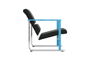 Experiment 502 loungefåtölj - Blue-black leather - Hem