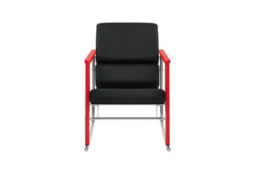 Experiment 503 loungefåtölj - Red-black leather - Hem