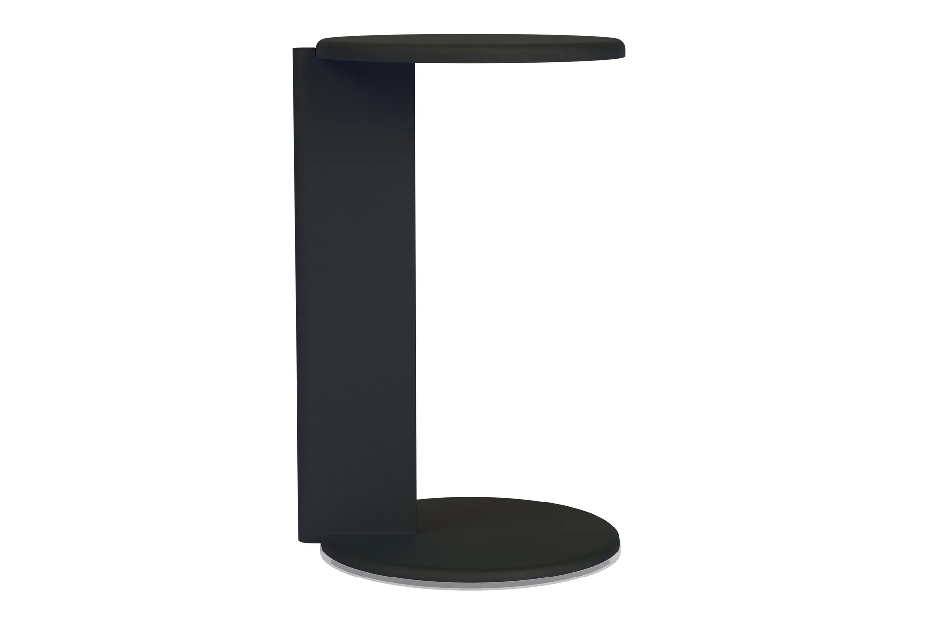 Lolly sidobord 56 cm, Black grey matte Hem