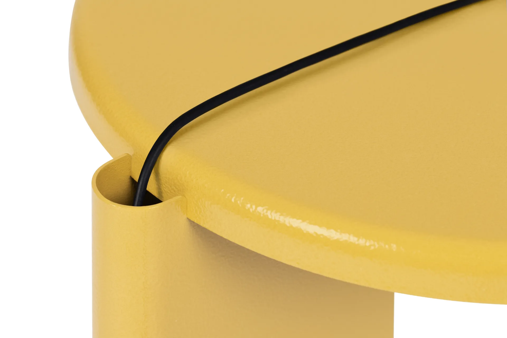 Lolly sidobord 56 cm, Ochre yellow gloss Hem