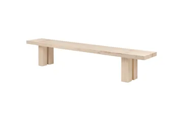 Max bord med bänkar 250 cm - Ask - Hem