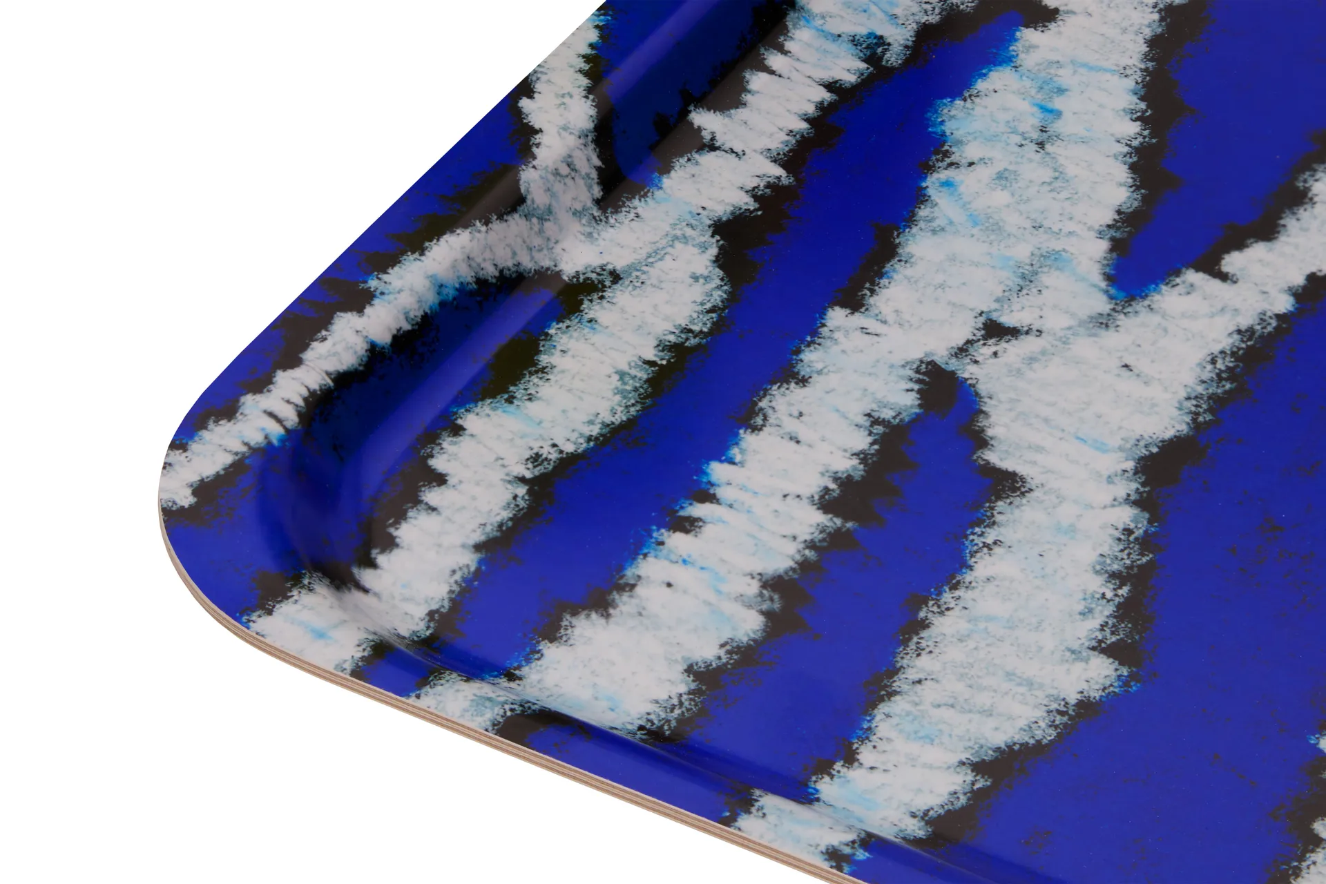 Monster bricka Medium 37x53 cm, Ultramarine blue-white Hem