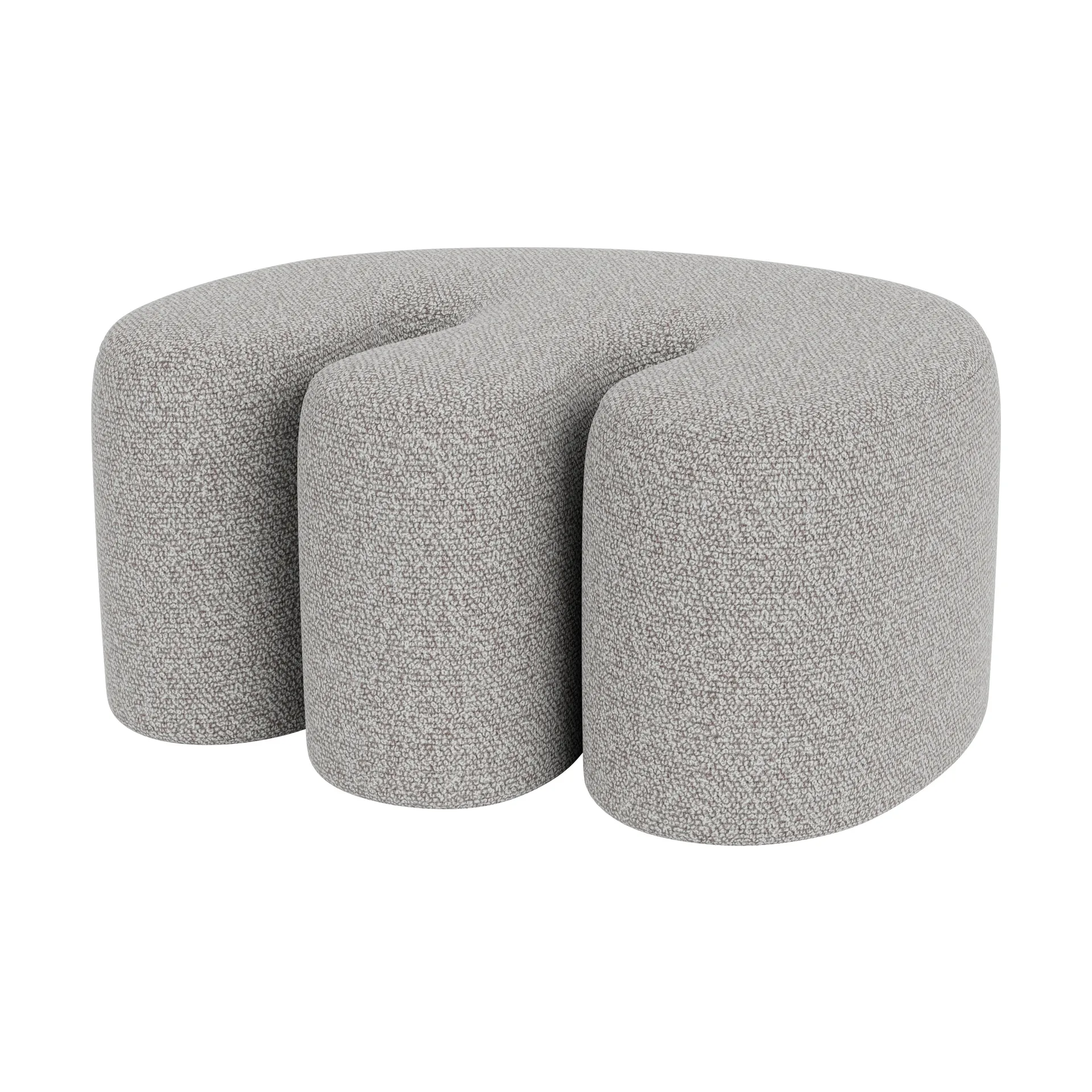 Palma puff Medium 70x92 cm, Pebble Hem