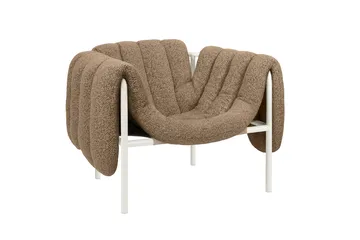 Puffy loungefåtölj - Sawdust-cream - Hem