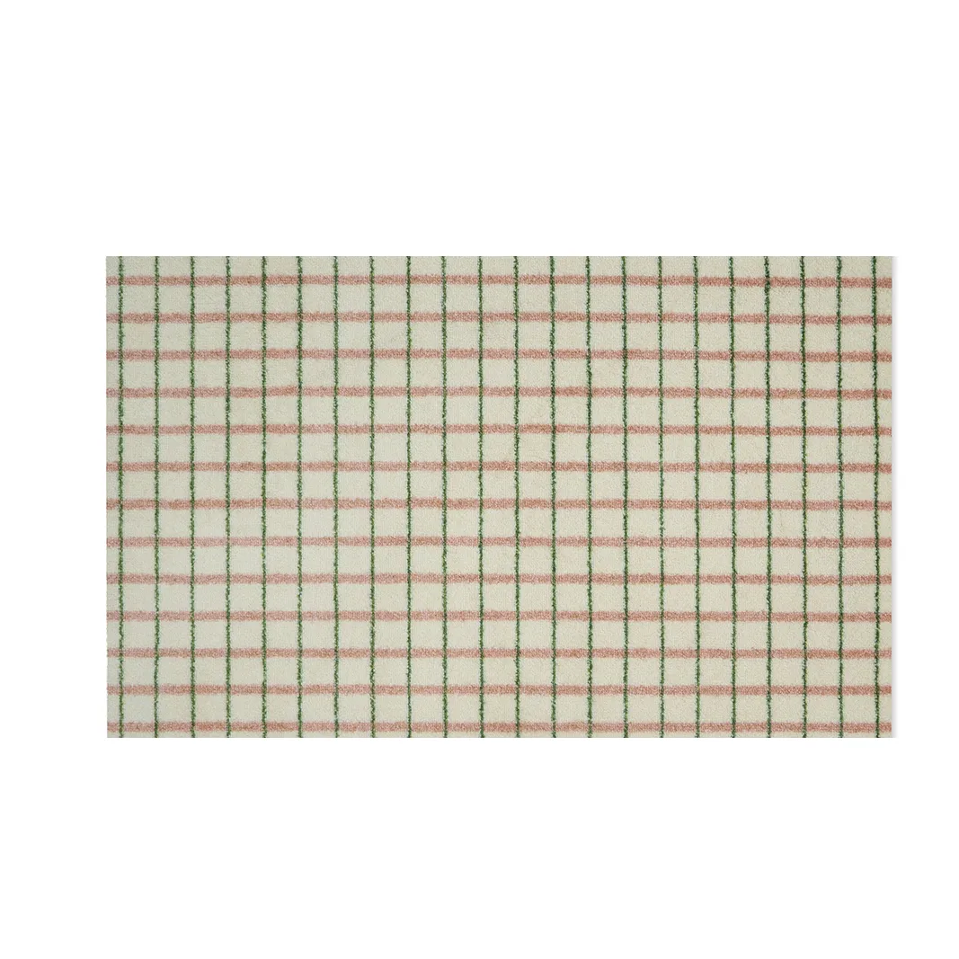 Grid dörrmatta, Lime Candycane, 85x115 cm Heymat