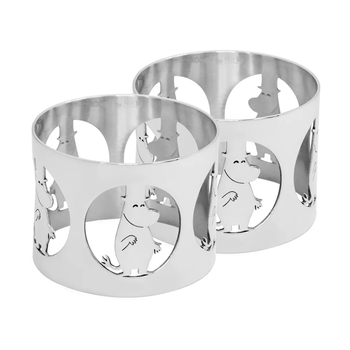 Hilke X Mumin servettring Moominpappa 2-pack, Mässing Hilke Collection