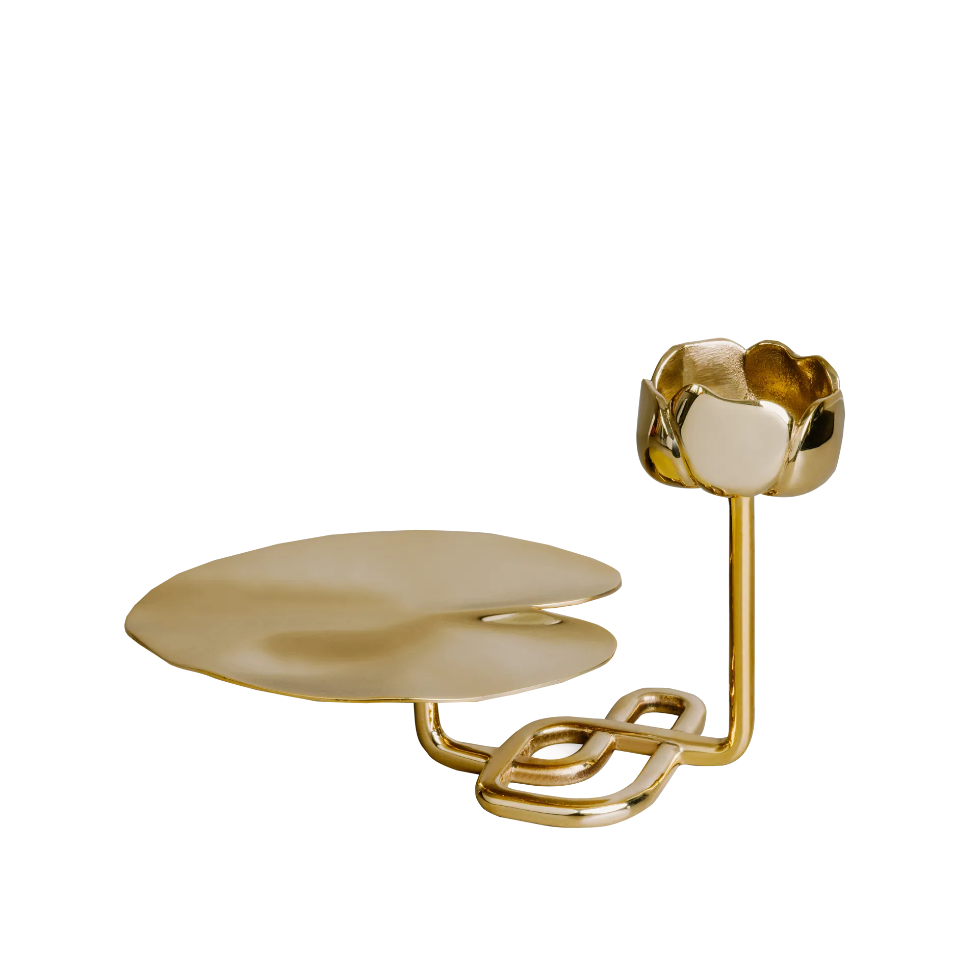 Ninfea No.2 ljusstake, Mässing Hilke Collection