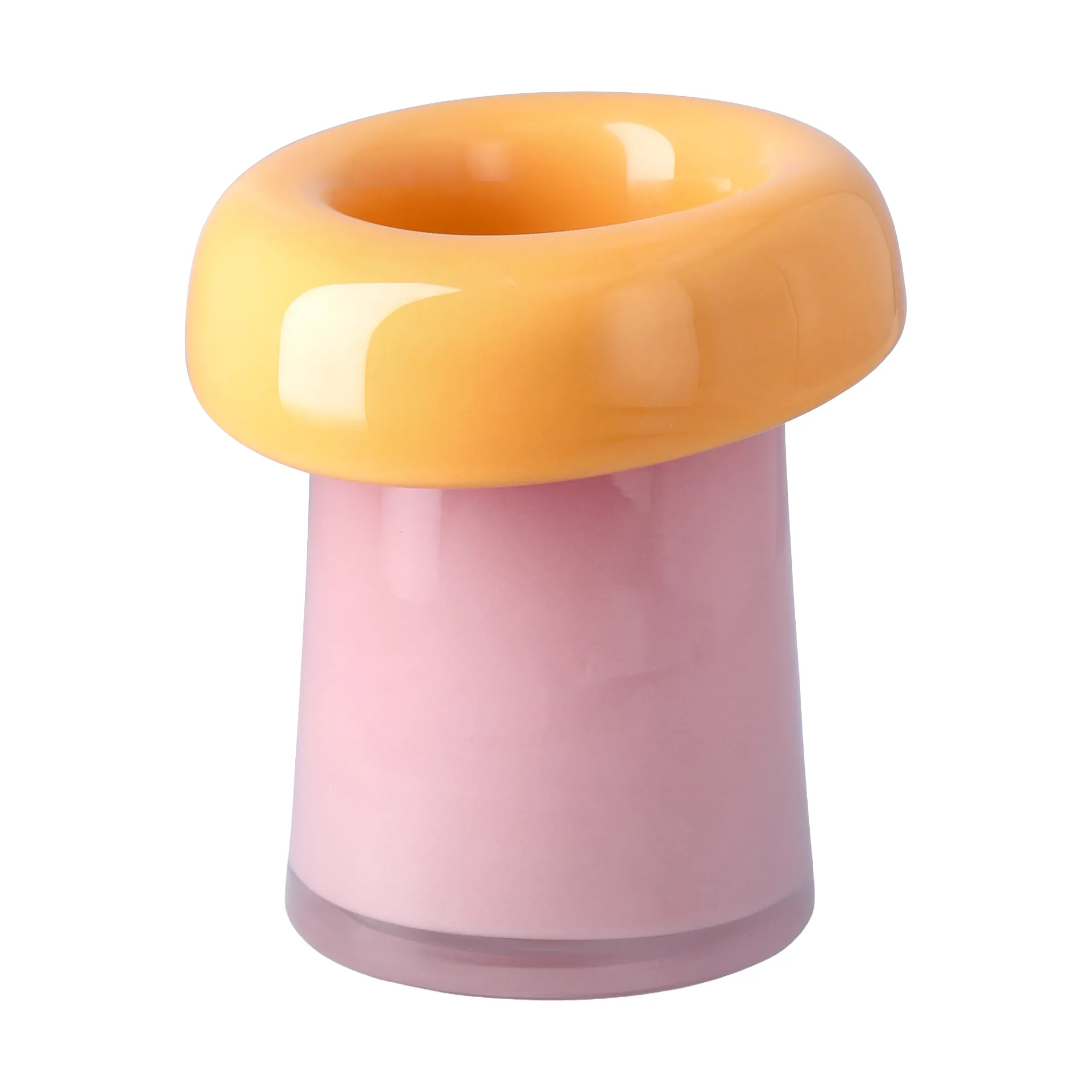Soma vas, Pink-orange, 16,5 cm Holmegaard