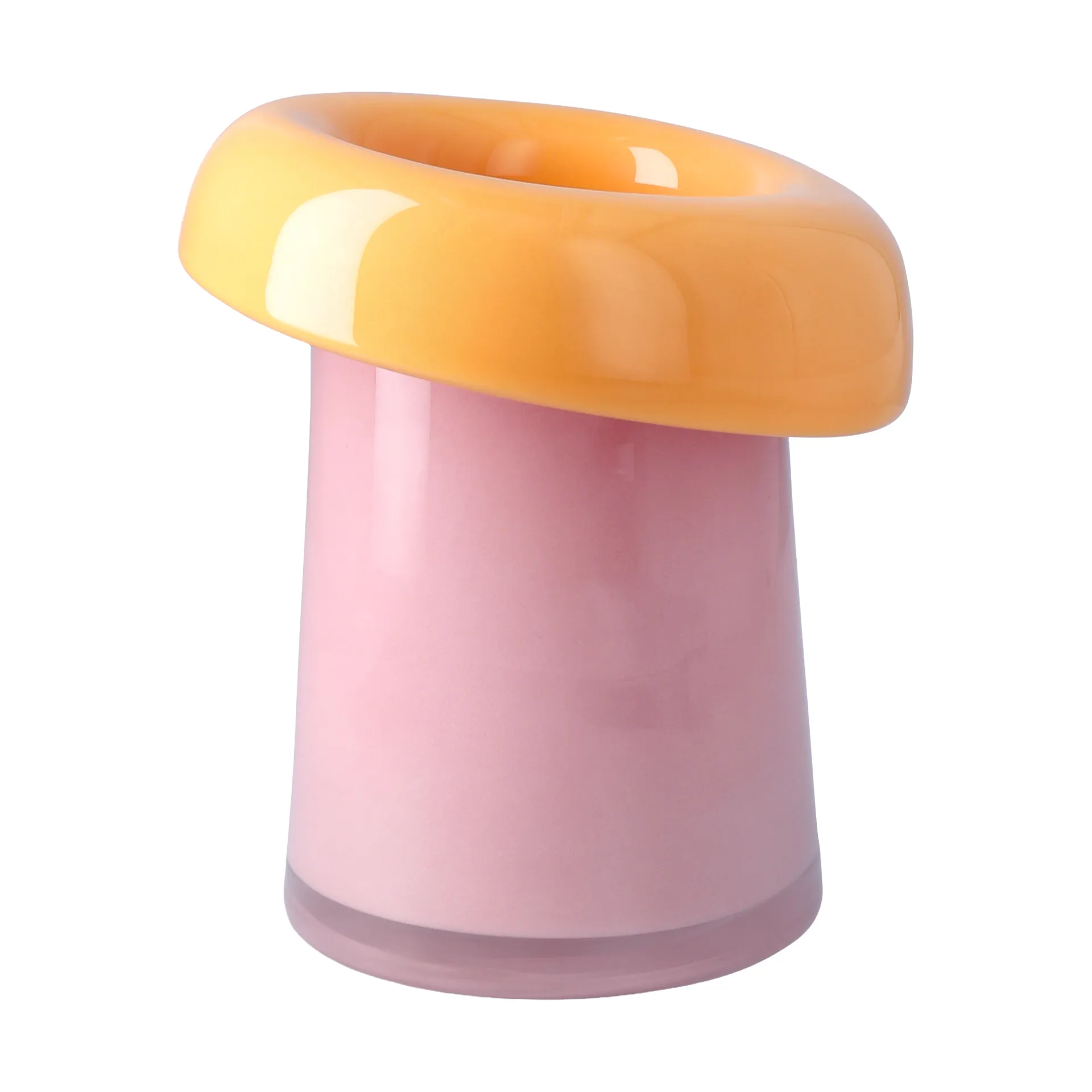 Soma vas, Pink-orange, 16,5 cm Holmegaard