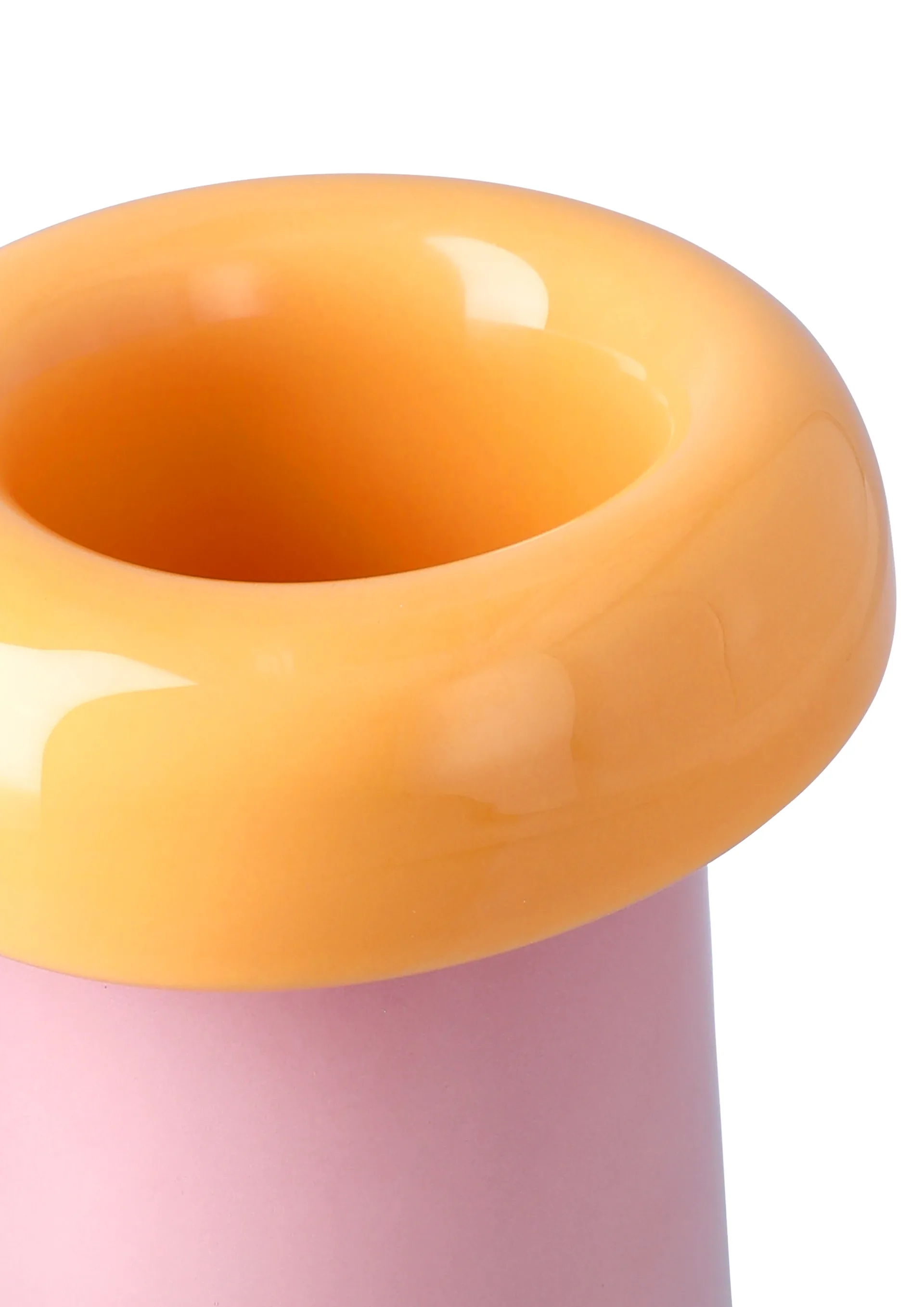 Soma vas, Pink-orange, 16,5 cm Holmegaard