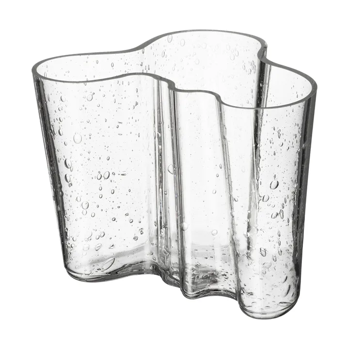 Alvar Aalto vas jubileumsutgåva 120 mm - Bubbelglas klar - Iittala