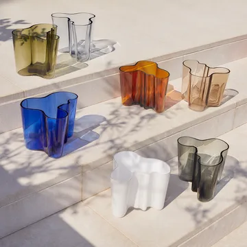 Alvar Aalto vas mossgrön - 160 mm - Iittala