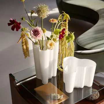 Alvar Aalto vas opal (vit) - 251 mm - Iittala