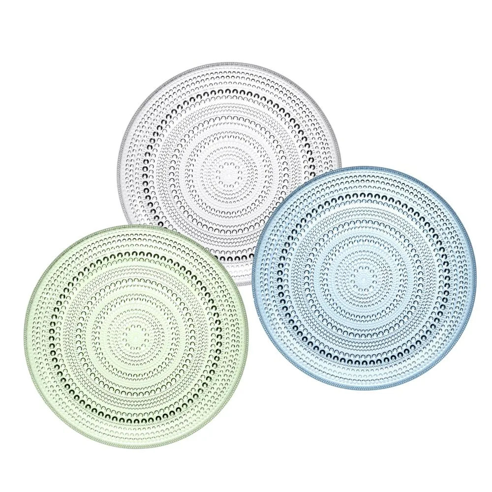 Kastehelmi tallrik liten Ø24,8 cm, klar Iittala