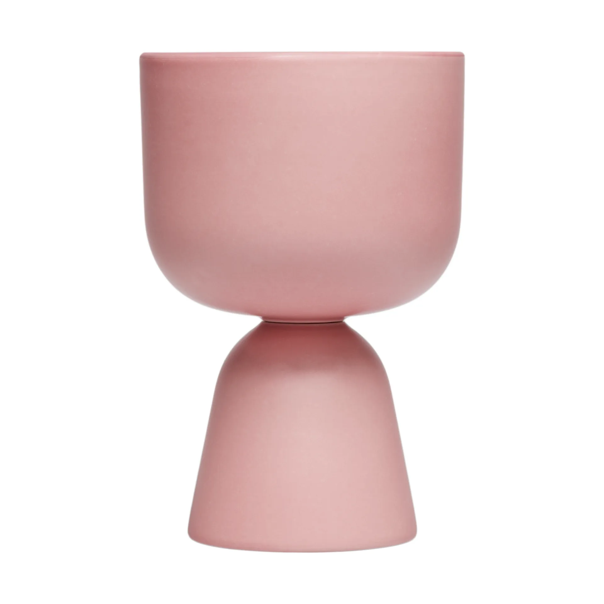Nappula kruka, Matt ros, 19x12,5 cm Iittala