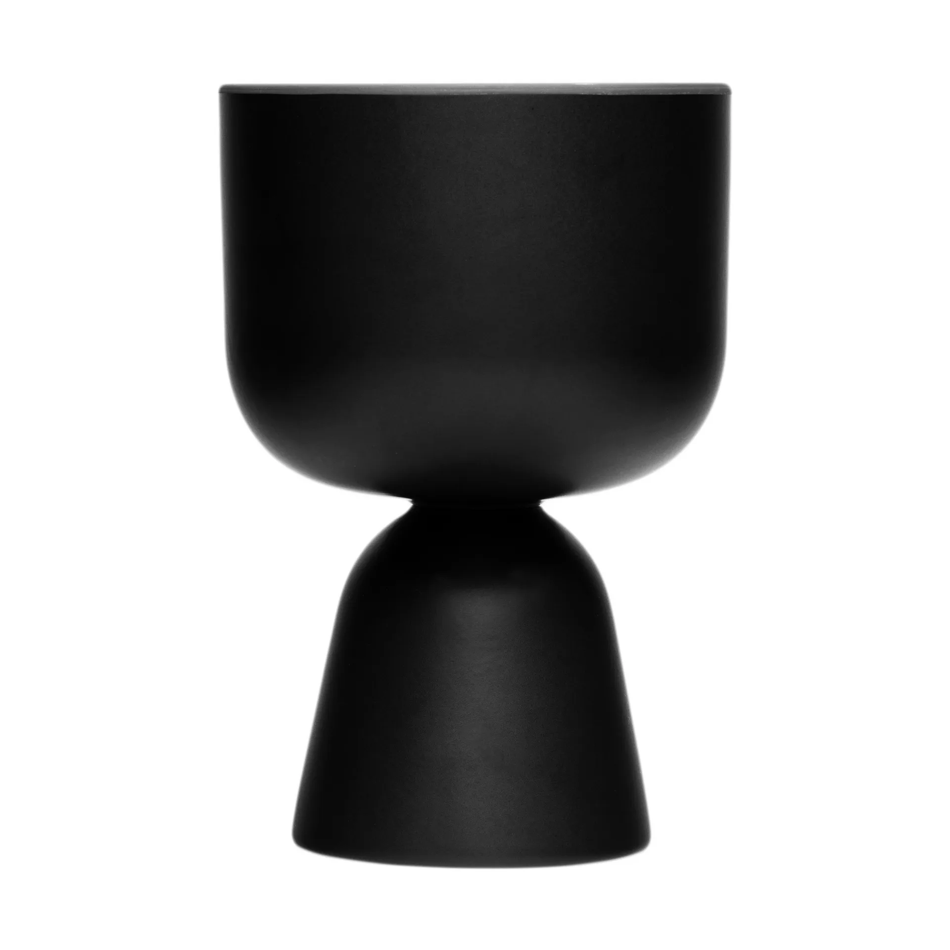 Nappula kruka, Matt svart, 19x12,5 cm Iittala