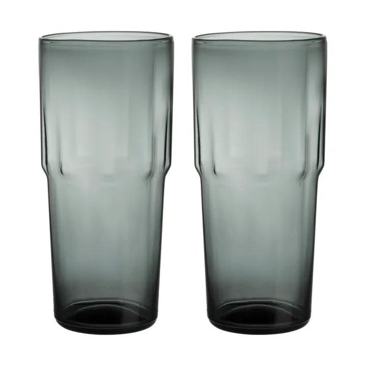 Solare dricksglas högt 39 cl 2-pack - Stålgrå - Iittala