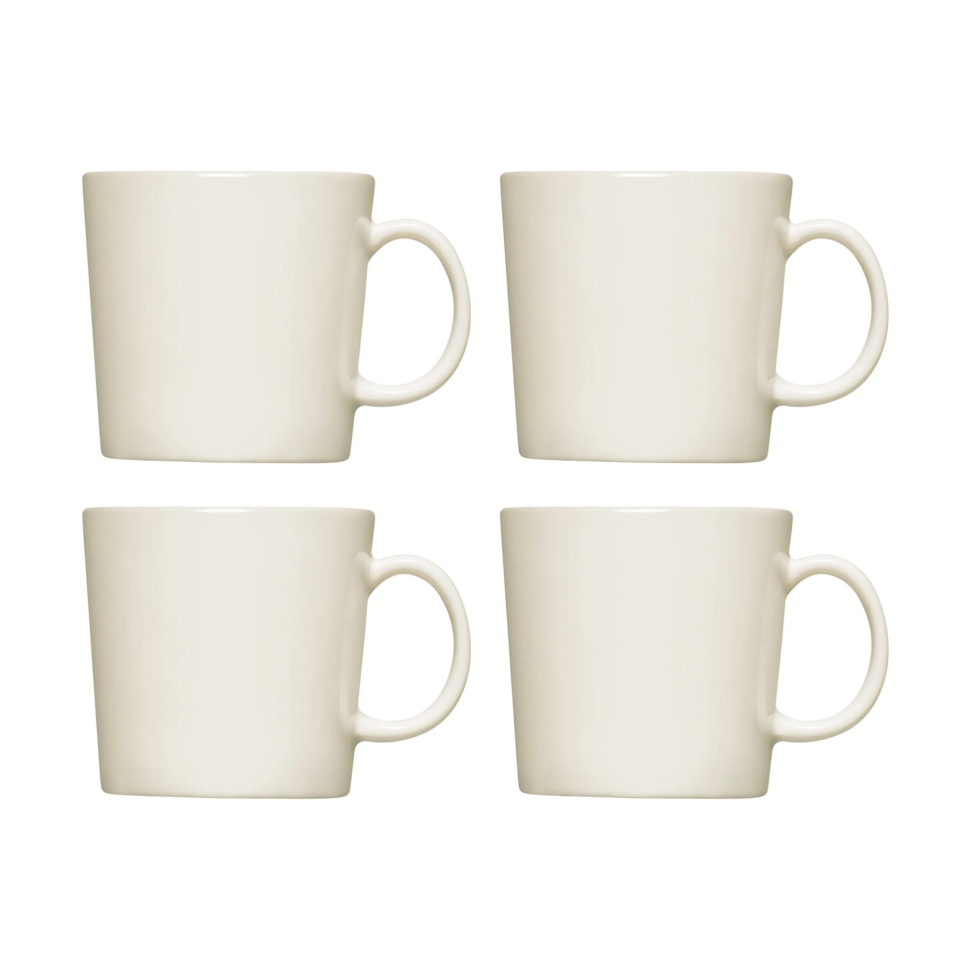 Teema mugg 30 cl 4-pack, Vit Iittala