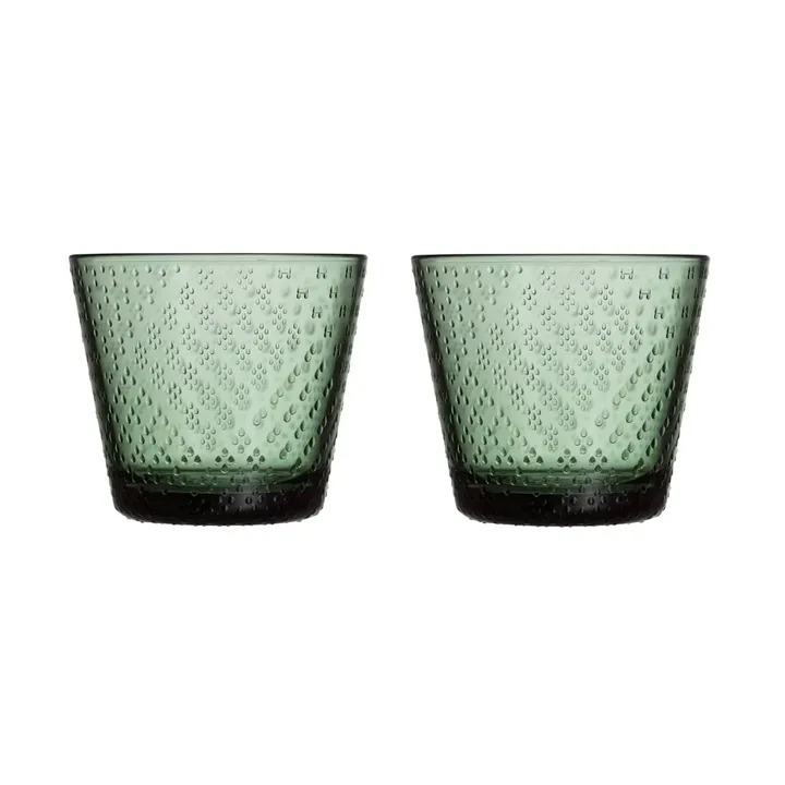 Tundra dricksglas 29 cl 2-pack - Tallgrön - Iittala