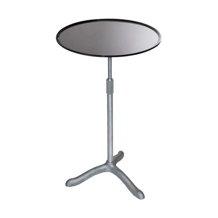 Cassis soffbord Ø37 cm - Aluminium-black - Källemo