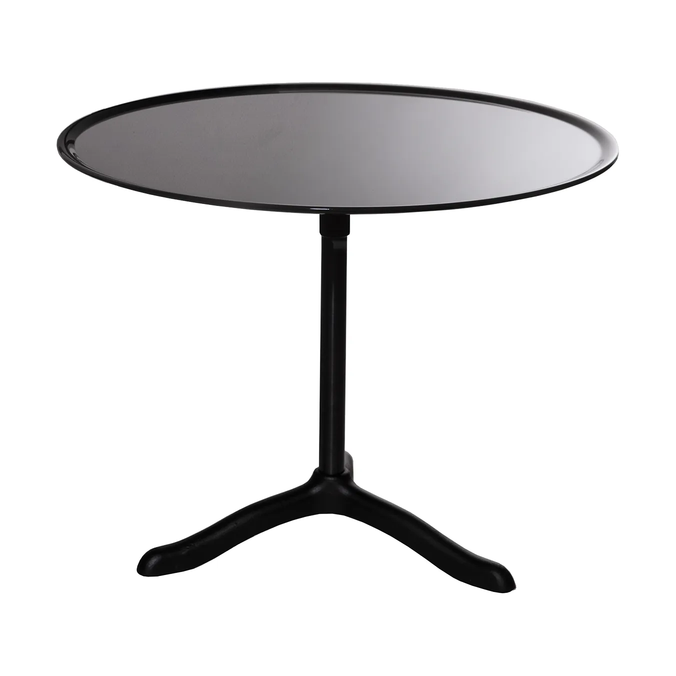 Cassis soffbord Ø47 cm, Black anodized aluminum-black Källemo